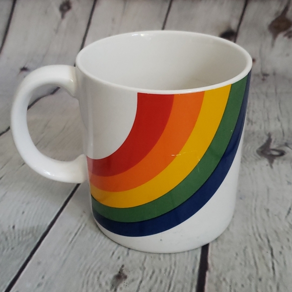 Vintage Other - Vintage Rainbow Pride Ceramic Coffee Mug